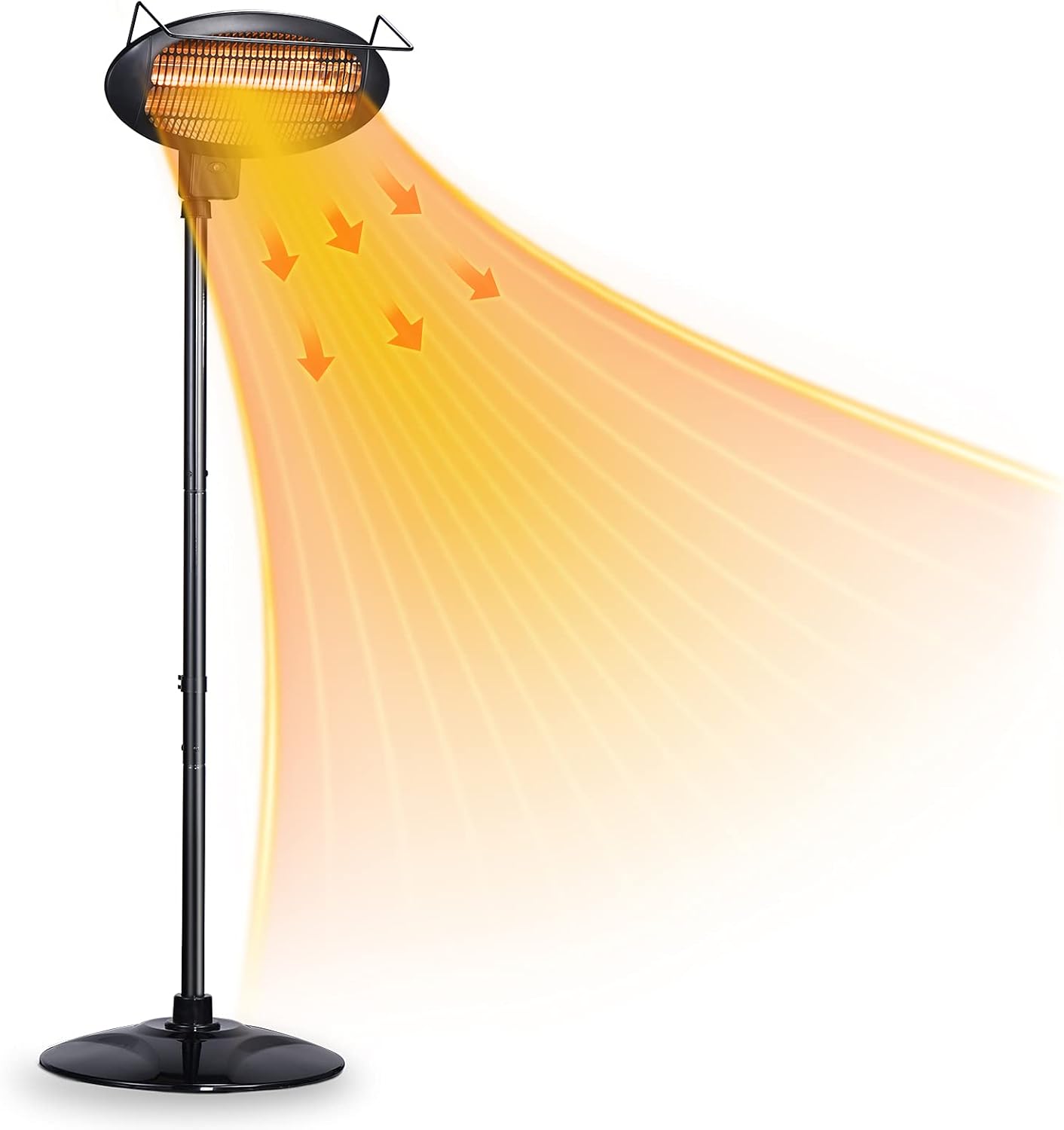 Generic Outdoor Electric Heater 1500W Patio Heater, 3 Power Level