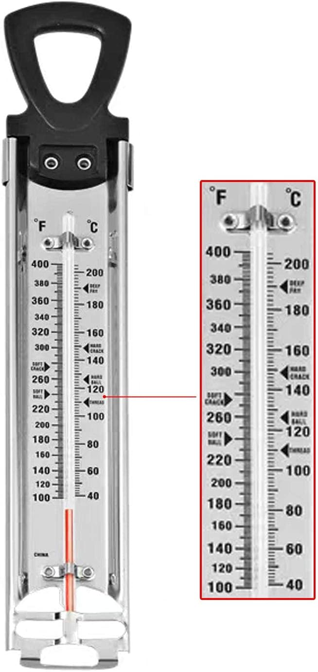 defull Candy Thermometer with Pot Clip