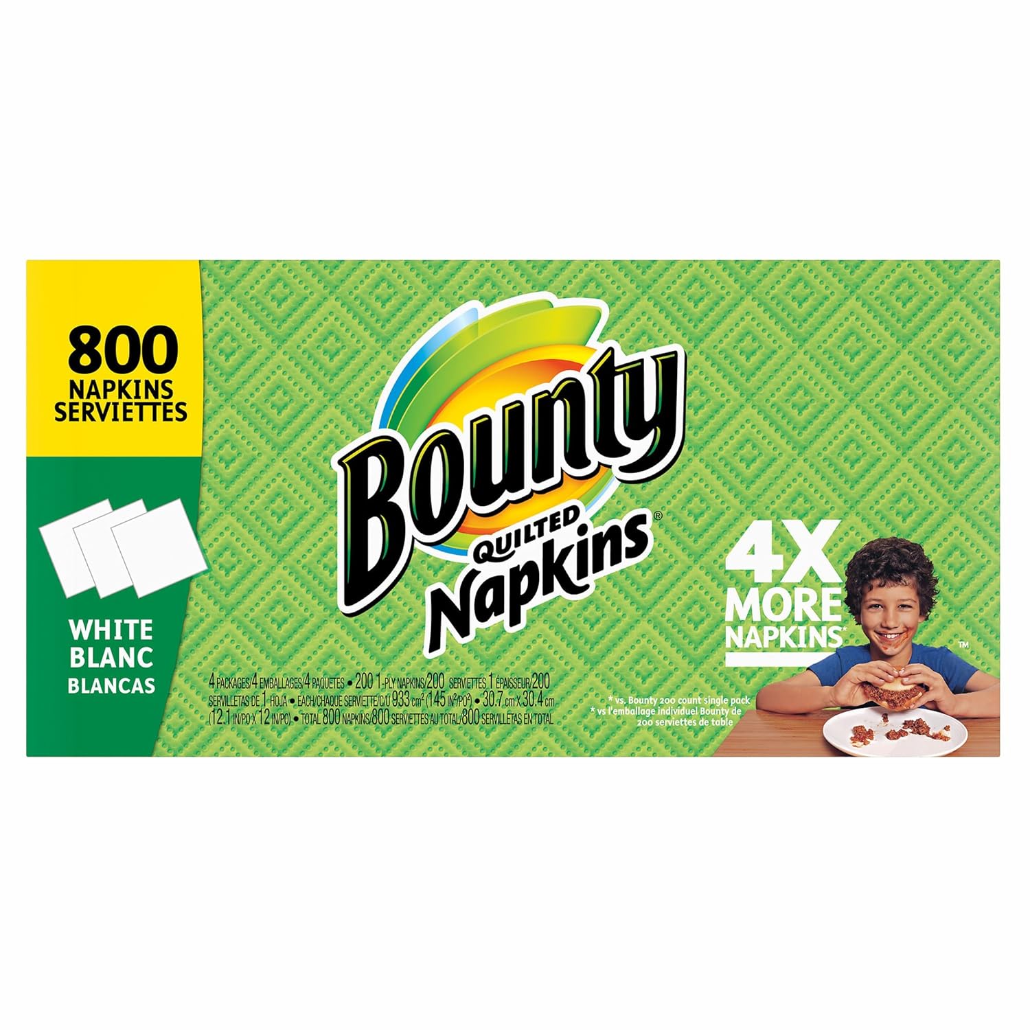 Generic Product of Bounty Quilted Paper Napkins, 800 ct. White
