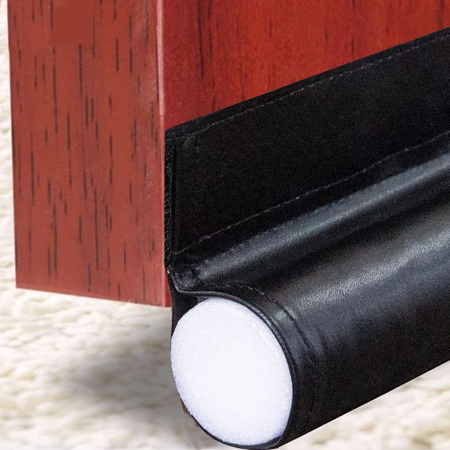 Ouddy Door Draft Stopper 36", Adjustable One Sided Under Draft Stoppers